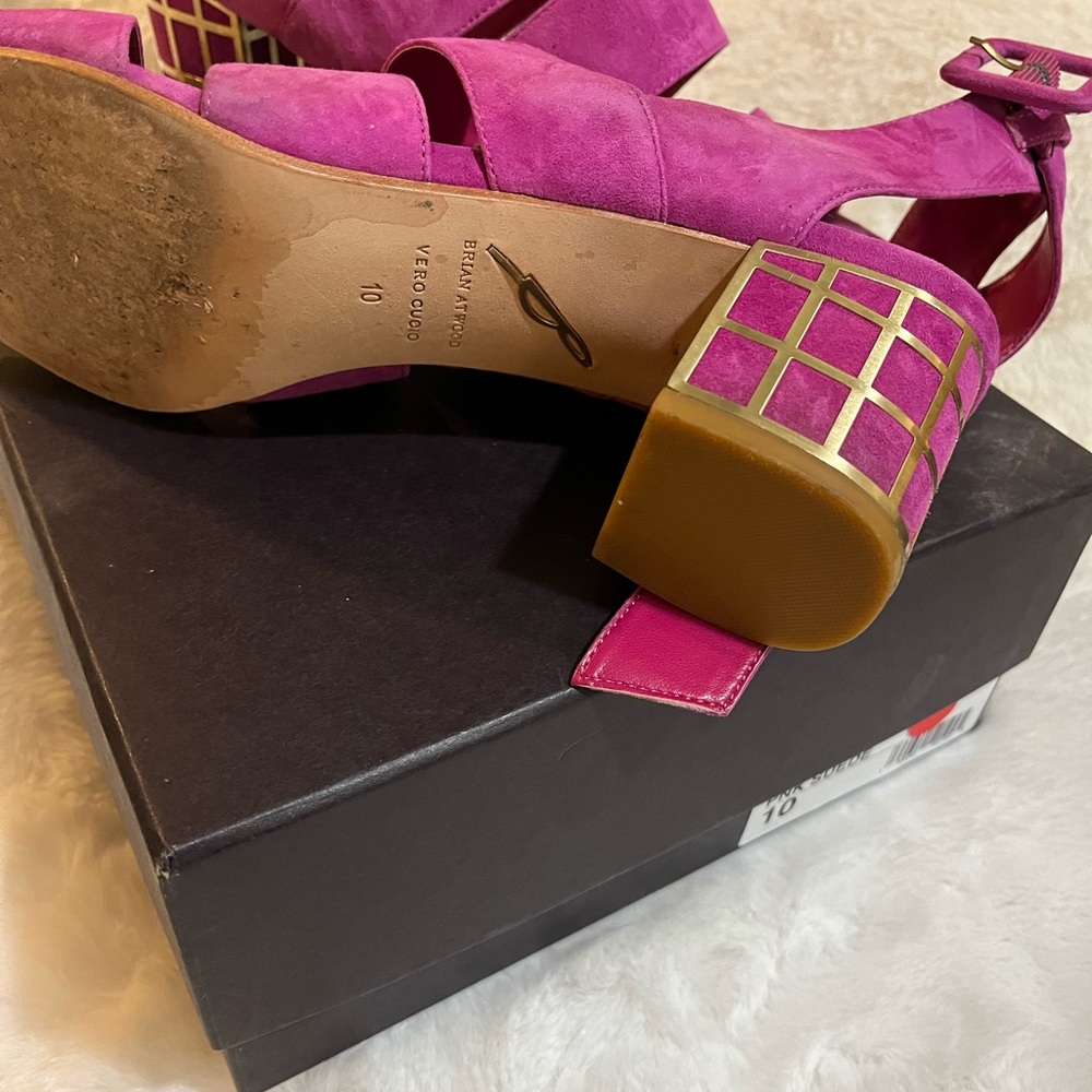Brian Atwood Pink Sandals - Picture 4 of 6